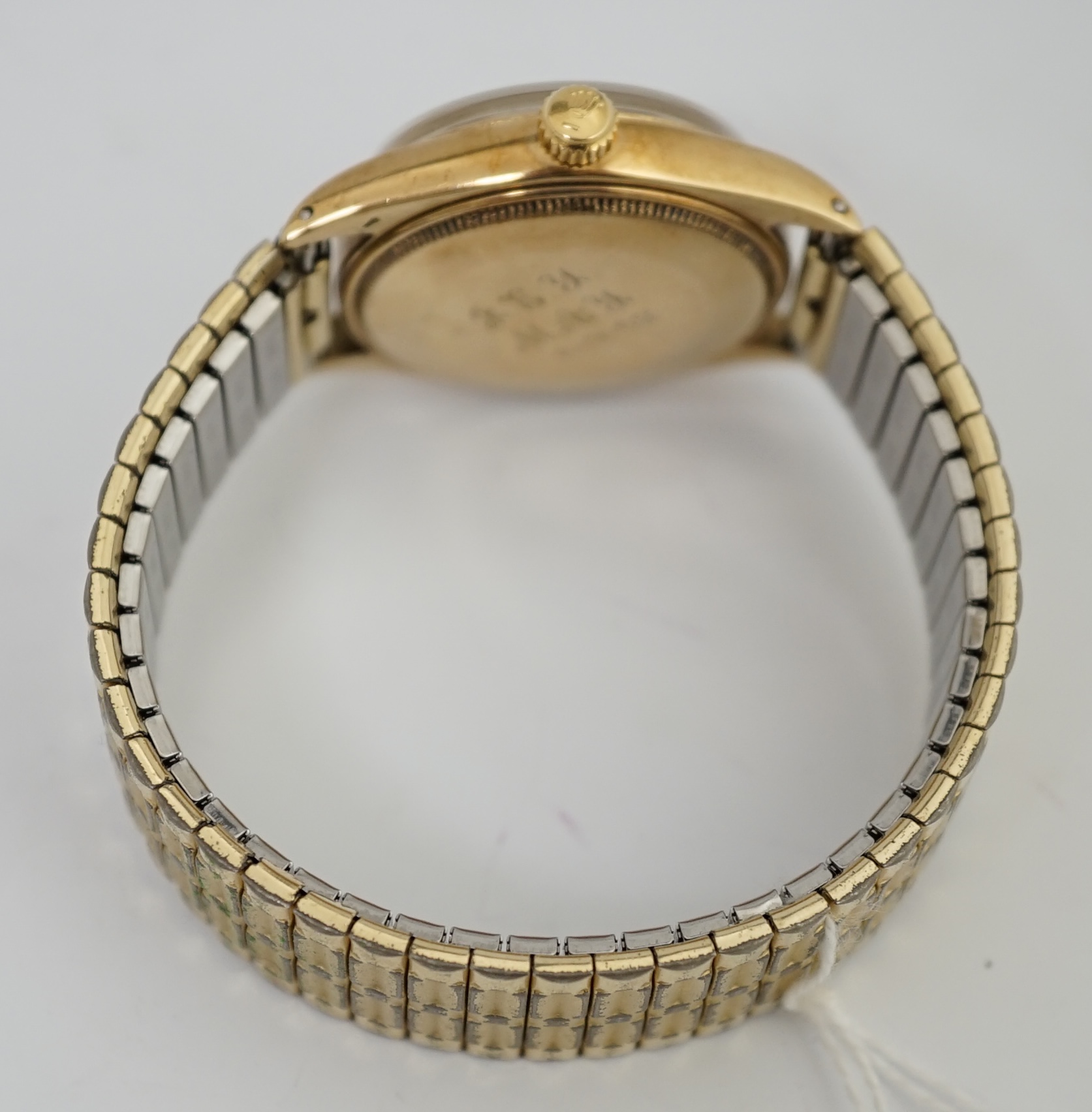 A gentleman's early 1960's 9ct gold Rolex Oyster Perpetual wrist watch